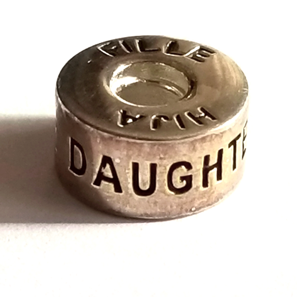 Chamilia Authentic Sterling Silver Charm Daughter Fille Hija 925